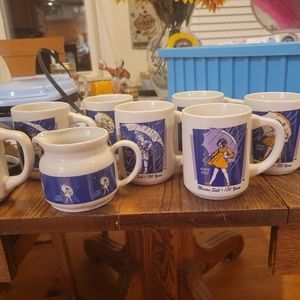 Vintage Morton salt mugs